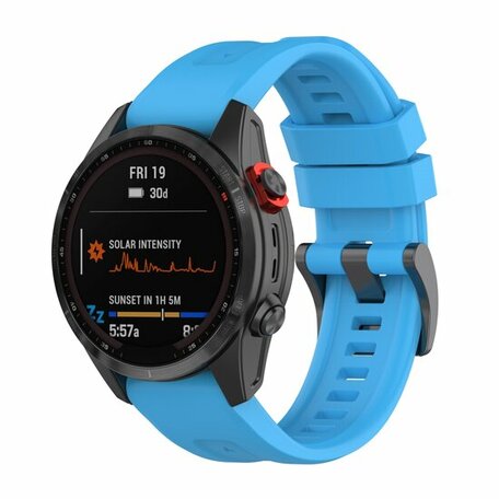 Silikon-Sportband - Blau - Garmin Epix Pro Gen 2 (51mm) / Quatix 7X / 6X & Tactix 7 (pro)