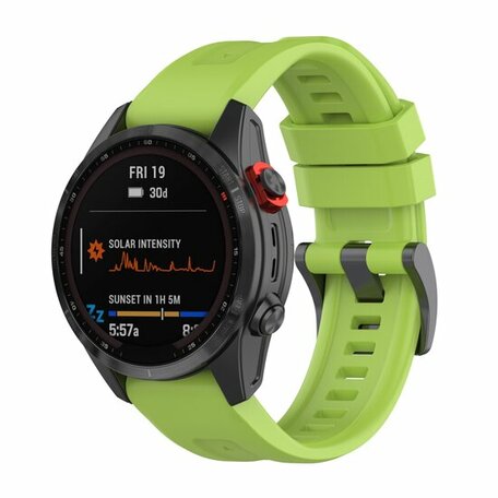 Silikon-Sportarmband - Grün - Garmin Epix Pro Gen 2 (51mm) / Quatix 7X / 6X & Tactix 7 (pro)