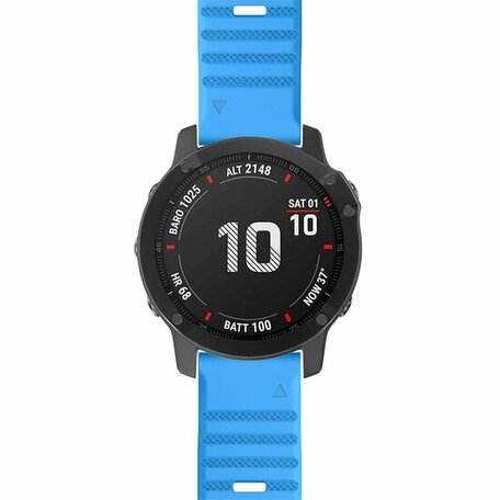 Silikonarmband - Blau - Garmin Epix Pro Gen 2 (51mm) / Quatix 7X / 6X & Tactix 7 (pro)