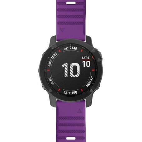 Silikonband - Lila - Garmin Epix Pro Gen 2 (51mm) / Quatix 7X / 6X & Tactix 7 (pro)