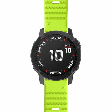 Silikonband - Grün - Garmin Epix Pro Gen 2 (51mm) / Quatix 7X / 6X & Tactix 7 (pro)