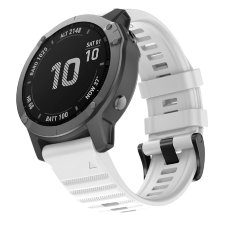 Silikonband - Weiß - Garmin Epix Pro Gen 2 (51mm) / Quatix 7X / 6X & Tactix 7 (pro)