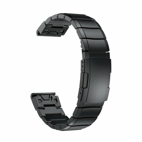 Edelstahlgliederband - Schwarz - Garmin Epix Pro Gen 2 (51mm) / Quatix 7X / 6X & Tactix 7 (pro)