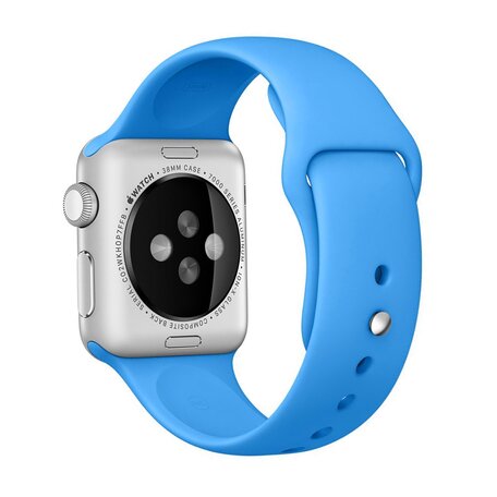 Gummi-Sportband - Blau - Geeignet für Apple Watch 38mm / 40mm / 41mm / 42mm