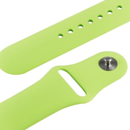 Gummi-Sportband - Grün - Geeignet für Apple Watch 38mm / 40mm / 41mm / 42mm