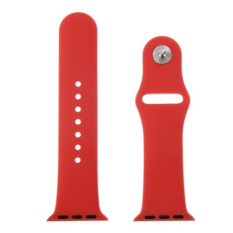 Gummi-Sportband - Rot - Geeignet für Apple Watch 38mm / 40mm / 41mm