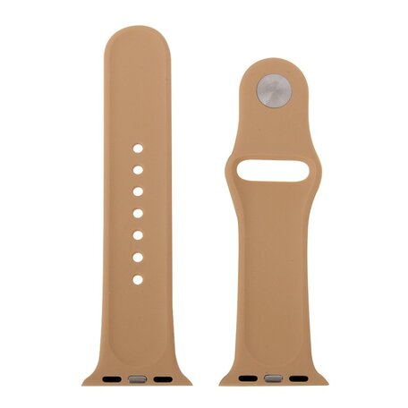 Gummi-Sportband - Beige - Geeignet für Apple Watch 38mm / 40mm / 41mm / 42mm