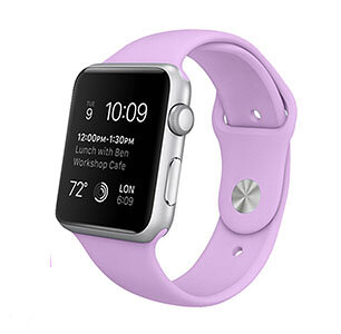 Gummi-Sportband - Lila - Geeignet für Apple Watch 38mm / 40mm / 41mm