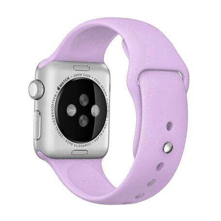 Gummi-Sportband - Lila - Geeignet für Apple Watch 38mm / 40mm / 41mm / 42mm