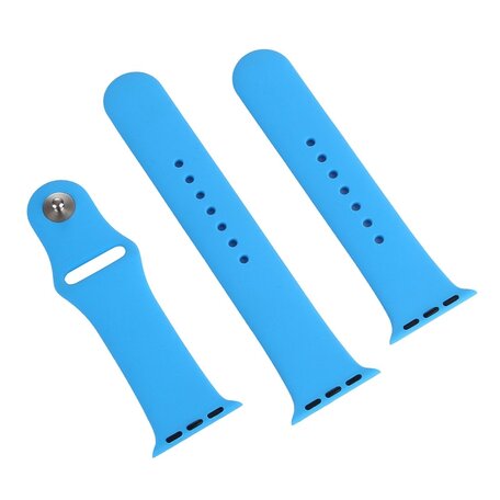 Gummi-Sportband - Blau - Geeignet für Apple Watch 44mm / 45mm / 46mm / 49mm