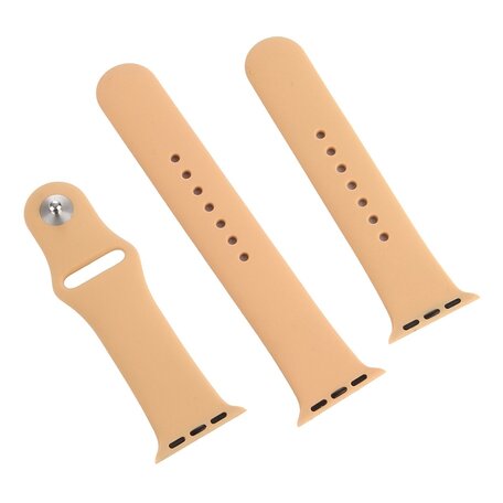 Gummi-Sportband - Beige - Geeignet für Apple Watch 44mm / 45mm / 46mm / 49mm