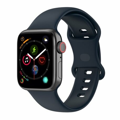 Silikon-Sportband - Dunkelblau - Größe: M/L - Passend für Apple Watch 38mm / 40mm / 41mm