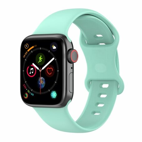 Silikon-Sportband - Mintgrün - Größe: M/L - Geeignet für Apple Watch 38mm / 40mm / 41mm