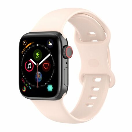 Silikon-Sportband - Sand Pink - Größe: M/L - Geeignet für Apple Watch 38mm / 40mm / 41mm