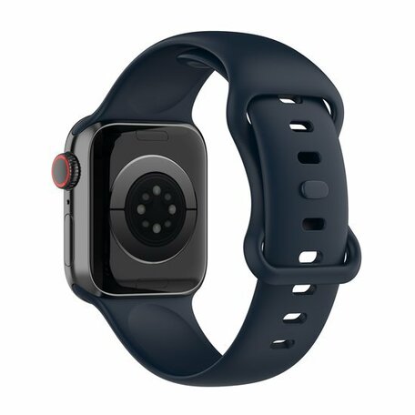 Silikon-Sportband - Dunkelblau - Größe: M/L - Passend für Apple Watch 44mm / 45mm / 46mm / 49mm