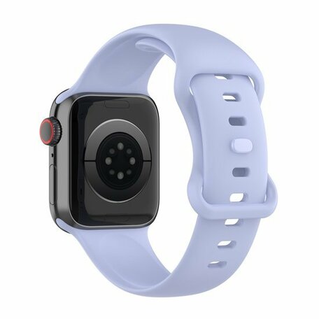 Silikon-Sportband - Hellviolett - Größe: M/L - Passend für Apple Watch 42mm / 44mm / 45mm / 49mm