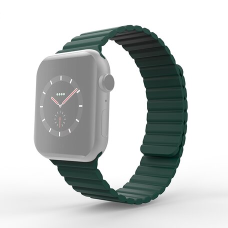 Silikon Loop Armband - Grün - Geeignet für Apple Watch 38mm / 40mm / 41mm / 42mm