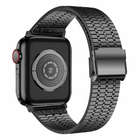 Metallband - Schwarz - Geeignet für Apple Watch 38mm / 40mm / 41mm / 42mm