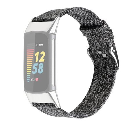 Fitbit Charge 5 & 6 Nylonband - Grau