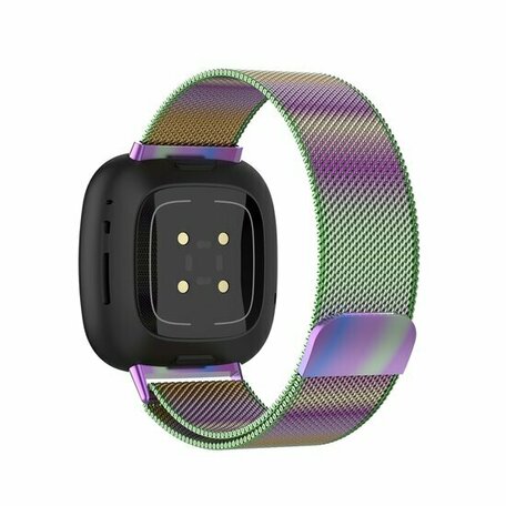 Fitbit Versa 3/4 & Sense 1/2 milanaise Armband - Small - Multicolour