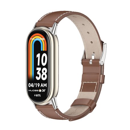 Echtes Lederband - Braun - Xiaomi Smart band 8