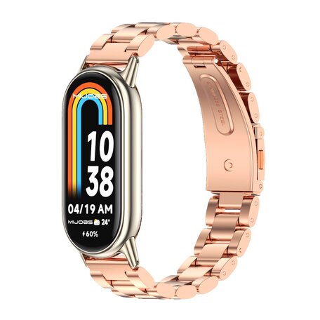 Stahlgliederband - Roségold - Xiaomi Smart band 8