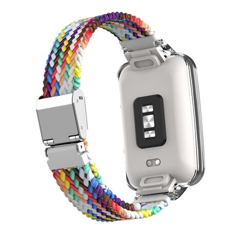 Geflochtenes Nylonband mit Hülle - Multicolour Summer - Xiaomi Smart band 7 Pro