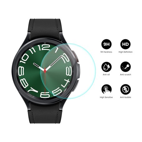 Displayschutzfolie - Vollschutz - Geeignet für die Samsung Galaxy Watch 6 Classic - 47mm