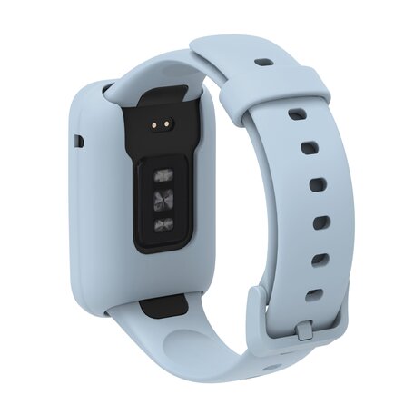 Silikon-Sportband mit Hülle - Grau-Blau - Xiaomi Smart band 7 Pro