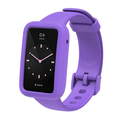 Silikon-Sportband mit Hülle - Lila - Xiaomi Smart band 7 Pro