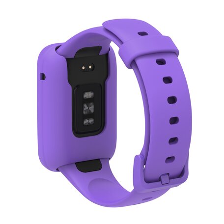 Silikon-Sportband mit Hülle - Lila - Xiaomi Smart band 7 Pro