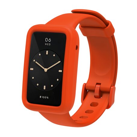 Silikon-Sportband mit Hülle - Orange - Xiaomi Smart band 7 Pro