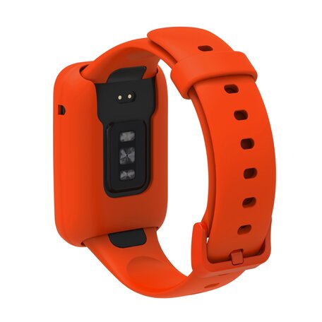 Silikon-Sportband mit Hülle - Orange - Xiaomi Smart band 7 Pro