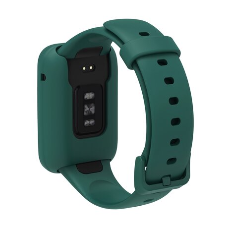 Silikon-Sportband mit Hülle - Grün - Xiaomi Smart band 7 Pro