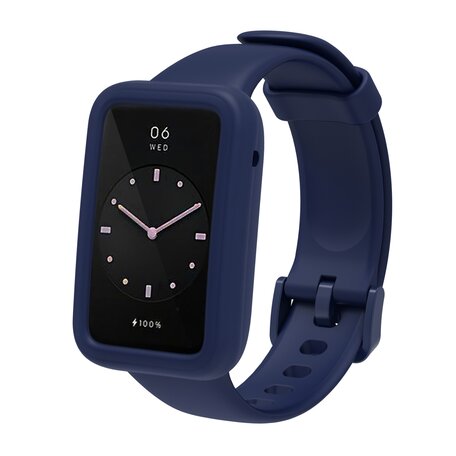 Silikon-Sportband mit Hülle - Dunkelblau - Xiaomi Smart band 7 Pro