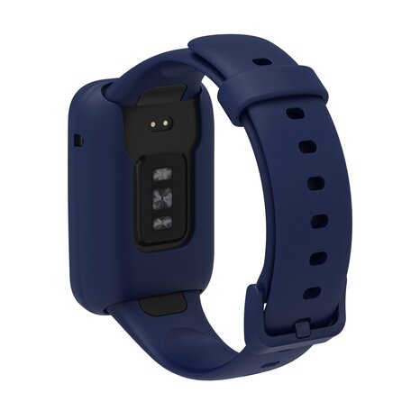 Silikon-Sportband mit Hülle - Dunkelblau - Xiaomi Smart band 7 Pro