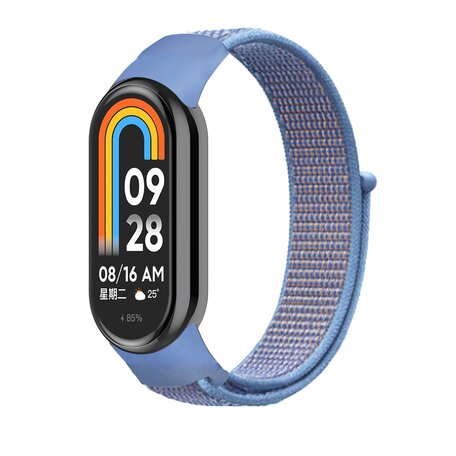 Sport Loop Nylon armband - Blau - Xiaomi Smart band 8