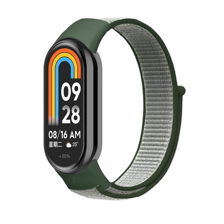 Sport Loop Nylon armband - Grün - Xiaomi Smart band 8