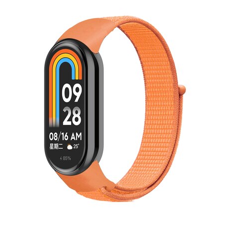 Sport Loop Nylon armband - Orange - Xiaomi Smart band 8