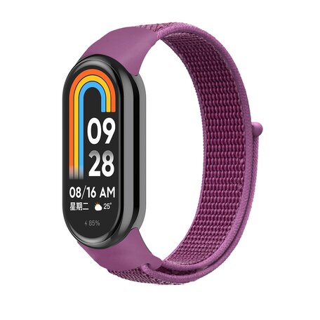 Sport Loop Nylon armband - Lila - Xiaomi Smart band 8