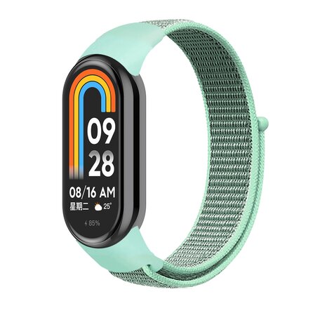 Sport Loop Nylon armband - Mintgrün - Xiaomi Smart band 8