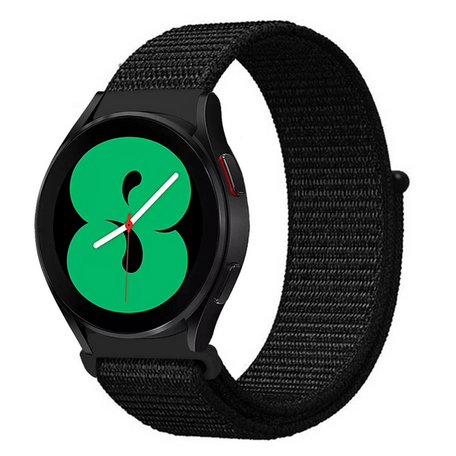 Sport Loop Nylon armband - Schwarz - Xiaomi Mi Watch / Xiaomi Watch S1 / S1 Pro / S1 Active / Watch S2