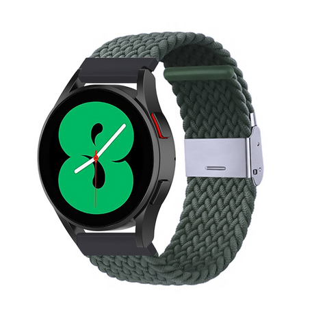 Geflochtenes Nylonband - Dunkelgrün - Xiaomi Mi Watch / Xiaomi Watch S1 / S1 Pro / S1 Active / Watch S2