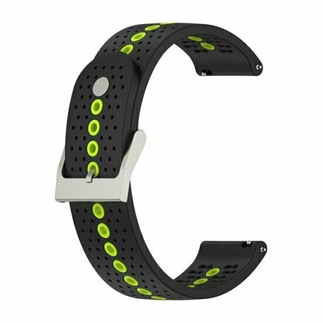 Dot Pattern Armband - Schwarz mit Gelb - Xiaomi Mi Watch / Xiaomi Watch S1 / S1 Pro / S1 Active / Watch S2