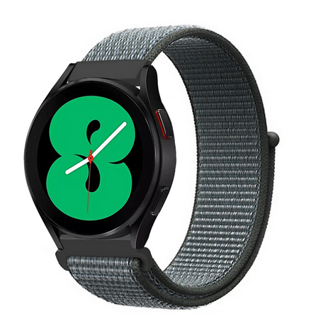 Sport Loop Nylon armband - Dunkelgrau / Blau meliert - Xiaomi Mi Watch / Xiaomi Watch S1 / S1 Pro / S1 Active / Watch S2