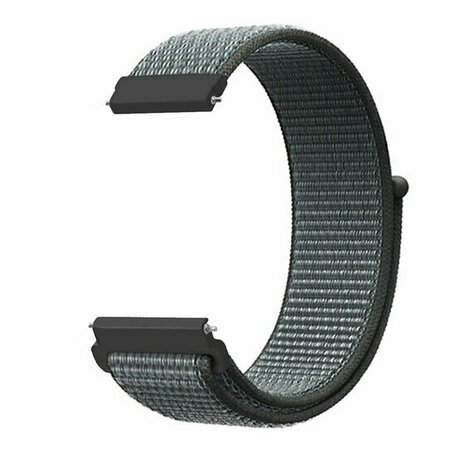 Sport Loop Nylon armband - Dunkelgrau / Blau meliert - Xiaomi Mi Watch / Xiaomi Watch S1 / S1 Pro / S1 Active / Watch S2