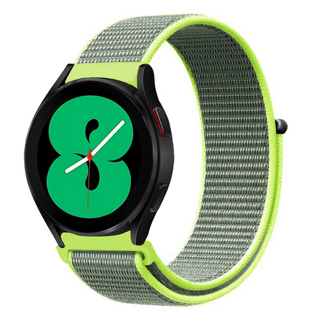 Sport Loop Nylon armband - Neongrün - Xiaomi Mi Watch / Xiaomi Watch S1 / S1 Pro / S1 Active / Watch S2