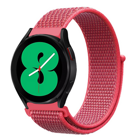 Sport Loop Nylon armband - Dunkelrosa - Xiaomi Mi Watch / Xiaomi Watch S1 / S1 Pro / S1 Active / Watch S2