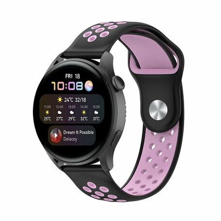 Sport Edition - Schwarz + Rosa - Xiaomi Mi Watch / Xiaomi Watch S1 / S1 Pro / S1 Active / Watch S2