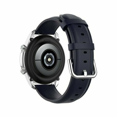 Klassisches Lederarmband - Dunkelblau - Xiaomi Mi Watch / Xiaomi Watch S1 / S1 Pro / S1 Active / Watch S2